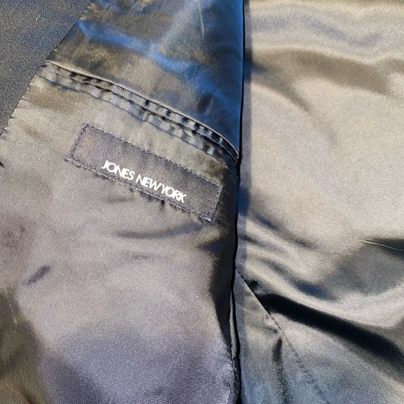 JNY JONES NEW YORK Men's Black, 96% Wool Suit Jacket - Picture 3 of 5